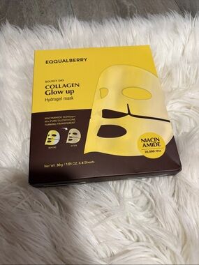 Collagen Glow Up Hydrogel Mask - Yellow